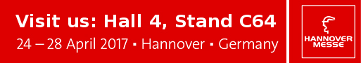 HANNOVER MESSE -VISIT US @ HALL 4 BOOTH C64!